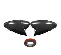 DPEDFVXVMR Coque Rétroviseur pour Mustang pour Mach E 2021 2022 Couvercle De Rétroviseur Latéral en Fiber De Carbone Noir Brillant Boîtier(Carbon Fiber Black)