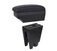 DPEDFVXVMR Coussin Accoudoir Accoudoir Central pour Voiture pour Aygo pour BJ Boîte Rangement Spéciale pour Pièces De Rechange Accessoires Remplacement(E1 Black Line)