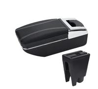 DPEDFVXVMR Coussin Accoudoir Voiture Accoudoir De Voiture pour Peugeot 107 Boîte De Rangement Détail Intérieur Accessoires De Remplacement(A White Line NO USB)