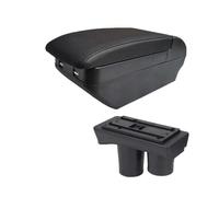 DPEDFVXVMR Coussin Accoudoir Voiture pour C3 C2 Accoudoir De Voiture Boîte De Rangement Intérieur Retrofit Chargement USB Cendrier Accessoires(H Black Line 4USB)
