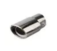 DPEDFVXVMR Embout D'échappement Tuyau D'échappement Modifié Auto General Couvercle D'échappement Acier Inoxydable Grille Silencieux Tuyau D'échappement Métal Bleu Embout Silencieux(S Straight)