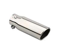 DPEDFVXVMR Embout D'échappement Tuyau D'échappement Modifié Diamètre Général D'automobile Silencieux Allongé Diagonale Placage Acier Inoxydable Couvercle Gaz Arrière Embout Silencieux(1)