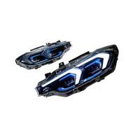 DPEDFVXVMR Phares Avant Ensemble pour Série 3 F30 F31 F35 320i 2012-2019 1 Paire De Phares De Voiture Phare Lampe Frontale LED Lentille De Projecteur De Signal Phare(for OE Xenon)