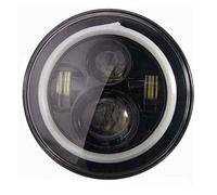 DPEDFVXVMR Phares Avant Ensemble Pour Suzuki Pour Samurai 4x4 7 "7 Pouces LED DRL H4 Halo Phares Avec Anneau Clignotant Ambre Phare(40w Halo light Black)