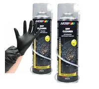DPF Cleaner Spray, Nettoyant FAP Diesel, 400ml, Sans Démontage, Pack de 2, avec Gants Nitrile et Canule