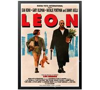 DPFRY Photo sur Toile Leon Affiche De Film Rétro Mur Décor À La Maison Photo Ma76Xz 40X60Cm sans Cadre