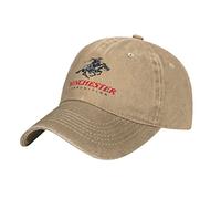 DPgUfPV Chapeau Winchester Ajustable en Coton, Casquette de Baseball, Chapeaux de Cowboy, À la Mode pour Homme et Femme, naturel, Taille unique