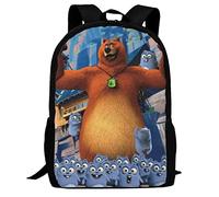 DPgUfPV Grizzy And The Lemmings Sac à dos d'école pour étudiant Sac à dos pour ordinateur portable Sac à dos de voyage Cartable, coloré, 11"x6.3"x17"