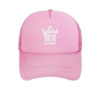 DPgUfPV It's Weird Being The Same Age As Old People Trucker Hat Women Mesh Baseball Cap Sun Hat Cowboy Men Dad Hat Black, rose, Taille unique