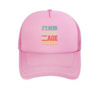 DPgUfPV It's Weird Being The Same Age As Old People Trucker Hat Women Mesh Baseball Cap Sun Hat Cowboy Men Dad Hat Black, rose, Taille unique