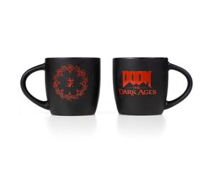 DPI Merchandising Doom : The Dark Ages Mug Bouclier Noir/Rouge