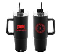 DPI Merchandising Doom : The Dark Ages Mug isotherme Bouclier Noir/Rouge