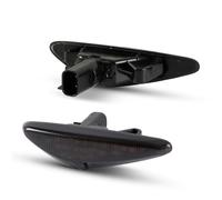 DPIPUBZSZ Clignotant dynamique, feu de position latéral, for Mazda 5 MX-5 CW 6 GH ND RX-8 Lafesta Highway Star 2011, 2 pièces(Smoked lens)