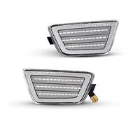 DPIPUBZSZ Feu de position latéral voiture Canbus sans erreur, accessoires lampe ambre ou blanc for Chevrolet Cruze 2011 - 2015 2 pièces(Clear lens)