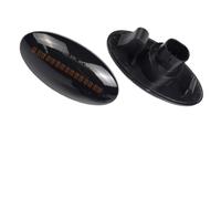 DPIPUBZSZ Marqueur latéral dynamique, clignotant séquentiel, indicateur ambre for Swift Jimmy Vitara SX4 Alto, 2 pièces(Dynamic Smoked Black)