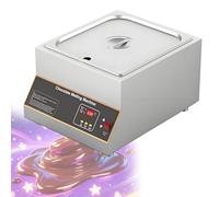 DPLWJPP Fondoir À Chocolat Électrique Fondoir Électrique Commercial pour Tempérer Le Chocolat Commande Numérique pour Un Chauffage de Précision pour Chauffer Beurre,1cylinder