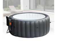 DPLWJPP Spa Gonflable Extérieur Bain À Remous Gonflable 40°C/104°F Grey