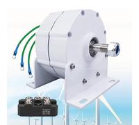 DPLXFPP Générateur À Aimant Permanent 10000W 12V 24V 48V 120V 220V Générateur Moteur Électrique À Aimant Permanent Terres Rares, Dynamo De Moteur Électrique À Faible Régime,10000W-220V