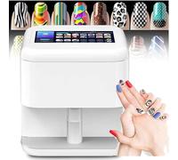DPLXFPP Machine De Peinture À Ongles Intelligente 3D, Imprimante Numérique Mobile pour Nail Art, Imprimante 3D Intelligente pour Nail Art avec Reconnaissance AI, Prise en Charge WiFi/DIY