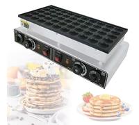 DPLXFPP Mini Gaufrier À Crêpes Hollandaises, Appareil Électrique Dorayaki, Machine Cuisson Muffins Commerciale 50~300℃ Contrôle de la Température, Néerlandais Crêpière,25-Holes
