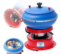 DPLXFPP Tambour De Polissage Vibrant 130 W, Machine Polissage Et De Finition De Bijoux, Polisseuse De Bijoux À Gobelet Magnétique, Bol Vibrant Électrique