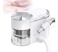 DPLXQPP Aspirateur à Poussière pour Ponceuse à Ongles électrique,Kit Complet 2-en-1 Professionnel,200w,Abs Léger,Têtes De Polissage Interchangeables,Idéal pour Nail Art & Prothésistes Dentaires
