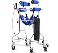DPLXQPP Déambulateur Vertical pour Personnes âgées,Cadre Debout Réadaptation pour Hémiplégie,Déambulateur Portable pour Adultes,Déambulateur Handicapé,Male+Female