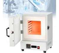 DPLXQPP Four à Moufle 2000w Haute Puissance,Four De Fonderie pour Bijoux,Chauffage Rapide ≤100°c/Min,Cavité 16x16x13.8cm,Idéal Laboratoire, Atelier Bijouterie