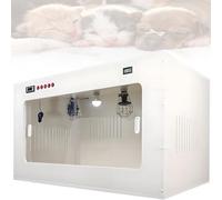 DPLXQPP Incubateur pour Animaux,Boîte De Mise Bas Chien Chat,Nic Chauffant pour Chiot Chaton Nouveau-Né,Contrôle Température Constante,Ventilation 80 * 60 * 60cm