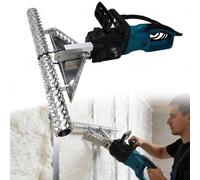 DPLXQPP Machine à Découper La Mousse Polyuréthane 1800w,Raboteuse à Mousse à Cellules Ouvertes avec Lames Rotatives De Précision,Coupe Isolant en Mousse Au Ras des Solives sans Openhole-70cm