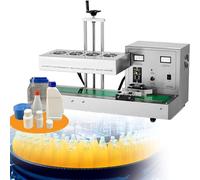 DPLXQPP Machine Scellage par Induction électromagnétique,Machine Scellage Continue Automatique 2200w,Machine Scellage Continue Bouchons Bouteilles en Plastique,50-120mm-220V