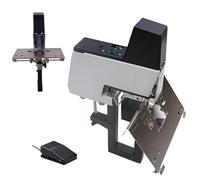 DPLXQPP Relieuse Automatique à Piqûre à Cheval,Agrafeuse électrique,épaisseur De Reliure 2-30 Feuilles,9 Niveaux De Réglage De La Pression,avec Pédale,Adaptée Aux écoles,Bureaux Et Maisons D'édition