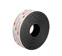 DPM Tapes - Bande Adhésive 3M Dual Lock SJ3550, Fixation Réutilisable Type Attache/Détache Haute Résistance pour Voiture, Dashcam, GoPro, Système de Péage, DIY, Noir (25,4 mm x 2 m)