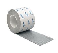 Dpm tapes - Ruban de Réparation pour Moustiquaire avec Adhésif tesa, Grille en Fibre de Verre Grise Découpable, Résistante à l'Eau et aux Intempéries, 50 mm x 5 m