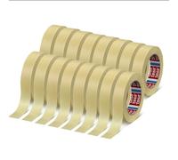 Dpm tapes - Tesa 4323 Ruban de Masquage en Papier pour Peinture, Papier Gommé Professionnel, Colle Haute Qualité, Idéal Bricolage et Travaux de Finition (19 mm x 50 m - Lot 16)