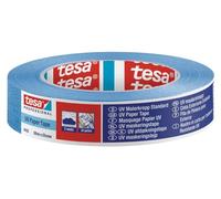 Dpm tapes Tesa 4435 - Ruban de masquage de précision, peinture, carrosserie, ruban papier facile à appliquer, intérieur et extérieur, sans résidu - bleu (25 mm x 50 m)