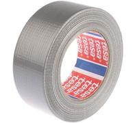Dpm tapes - tesa 4615 Ruban Adhésif Toilé Gris, Duct Tape Universel pour Réparer, Fixer et Regrouper, Hydrofuge, 50 mm x 50 m