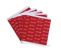 Dpm tapes - VHB Lot de 5 Pastilles Adhésives Double Face Extrafortes en Mousse Acrylique, Résistantes à l’Eau et à la Chaleur, Idéales pour Voiture, Maison et Bureau (100 mm x 100 mm)