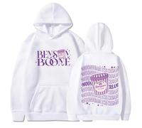 DPMTBD Benson Sweat A Capuche pour Homme Boone Hooded Hip Hop Sweatshirt Col Rond Manches Longues Hoody Ice Cream Hoodie De Poche Kangourou-White||m