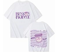 DPMTBD Ice Cream T-Shirt Graphique Homme Manches Courtes Benson Hip Hop Casual Tee Boone Été Col Rond Tops-White||m