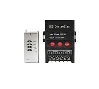 DPNABQOOQ Contrôleur RF 7 Couleurs DC5-24 V 3/4 Touches 30 A, boîtier en Fer, Compatible avec Les Bandes Lumineuses LED/FCOB SMD 5050 2835 RGB(3key)