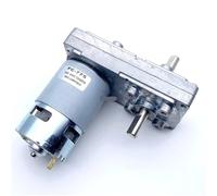DPNABQOOQ Puissant motoréducteur à double axe FC-755/775 DC 3 V-30 V, 6 V, 12 V, 24 V, 2,3 RPM-750 tr/min (Rated 24 V, 5,8 tr/min)