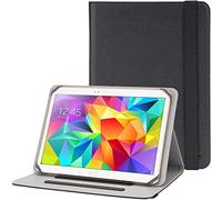 dpob Housse universelle avec support pour tablette Samsung Galaxy Tab A, Huawei MediaPad, Lenovo Tab ou tablettes jusqu'à 11" (Noir)