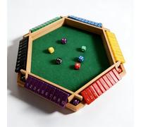 Dpofirs 2-6 Joueurs Close The Box Jeu de Dés, Jeu de Mathématiques sur Table avec 12 Dés, Jeux de Table Classiques pour Adolescents, Adultes, Famille, Salle de Classe, Maison, Fête