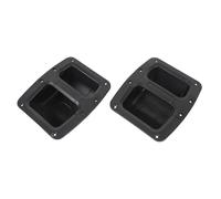 Dpofirs 2Pcs Poignée de Haut-parleur Robuste pour Scène Armoire Outils | Construction ABS, conception à montage facile, poignée de transport sécurisée, transport d\'équipement sonore, pièce de