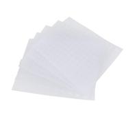 Dpofirs 7 Count Grille en Plastique Mesh, Lot de 5 avec 4 Aiguilles | d\'oeil de toile en plastique blanche 33.5x26cm, feuille de de broderie pour l\'artisanat, la couture, les projets de fil