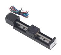 Dpofirs Actionneur de Scène Linéaire Haute Performance, Course de 100 Mm pour équipement de Fraisage CNC, Alliage D'aluminium