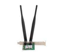 Dpofirs Adaptateur de Carte WiFi à Double Antenne, Carte Réseau Fil USB 300 Mbps pour PC, WiFi Double Bande pour Les Utilisateurs D'ordinateurs de Bureau