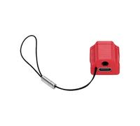 Dpofirs Adaptateur de Charge pour Console SP avec Prise Casque de Type C et 3,5 Mm, Conception Anti-Perte Durable pour Les Joueurs (Rouge)