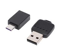 Dpofirs Adaptateur de Voiture sans Fil 2 en 1 pour Carplay et Android Auto, Convertisseur sans Fil, Plug & Play, Connexion Automatique, Prise en Charge du Système de Voitures D'usine